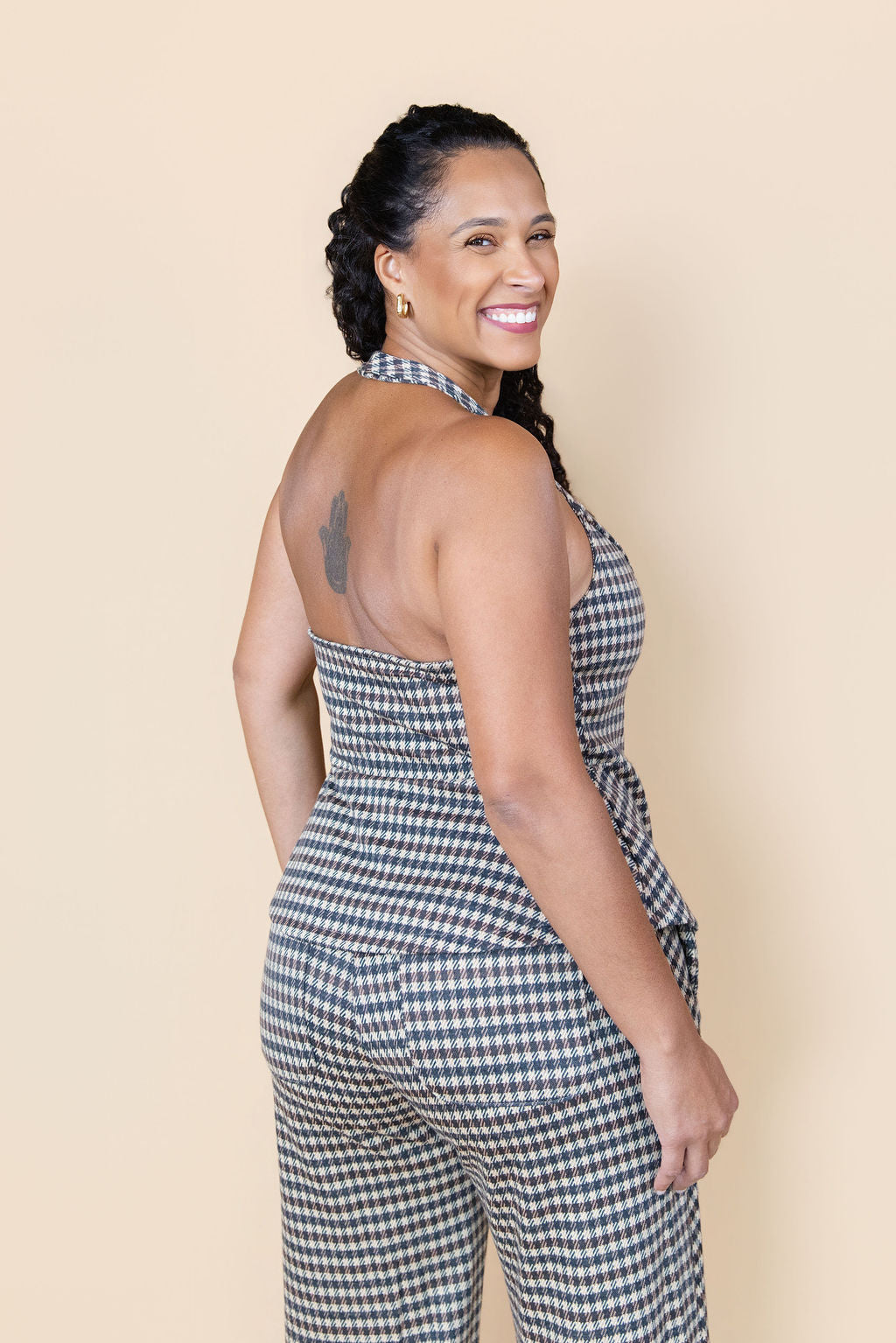 Sophia Checkered Set