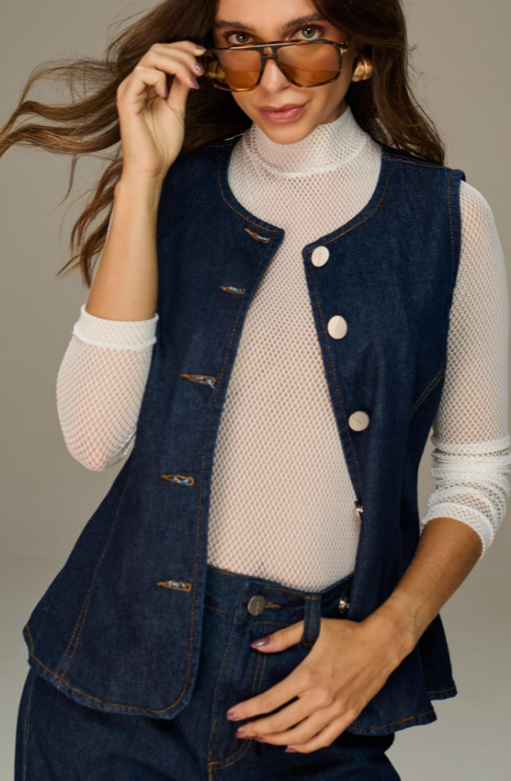 Couture Denim Vest - Coutz