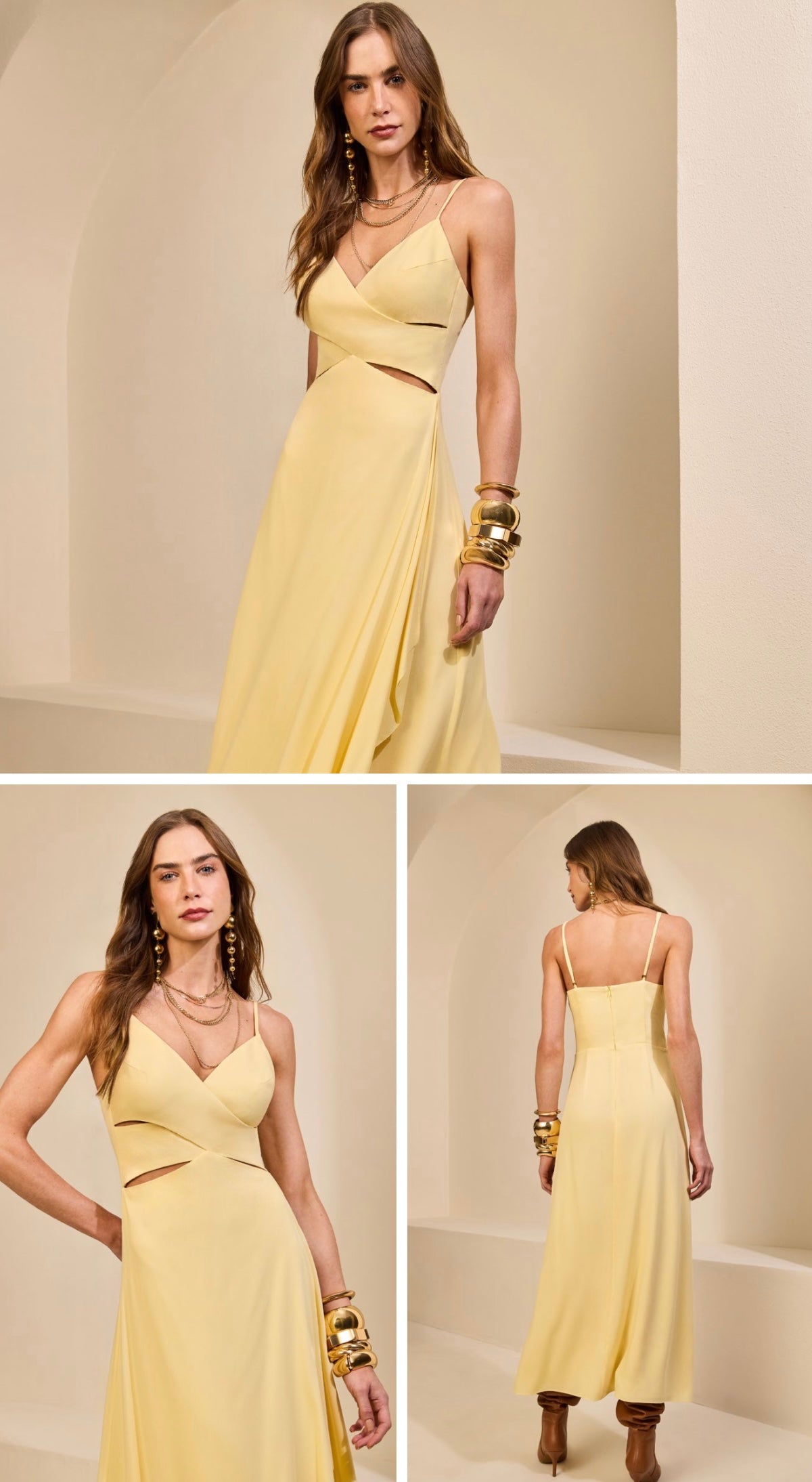 Butter Yellow Skazi Dress