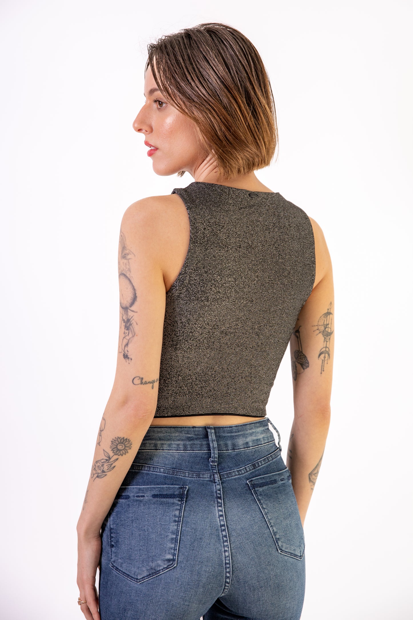 Classic High-Waisted Straight-Leg Jeans