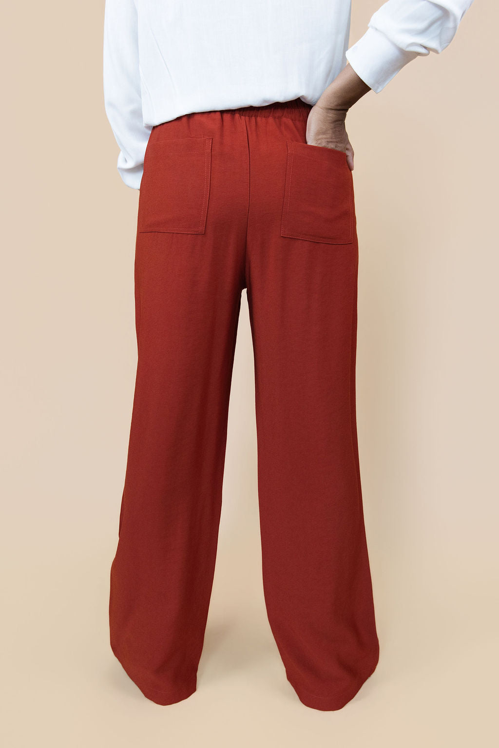 Sara Tailored Wide-Leg Pants