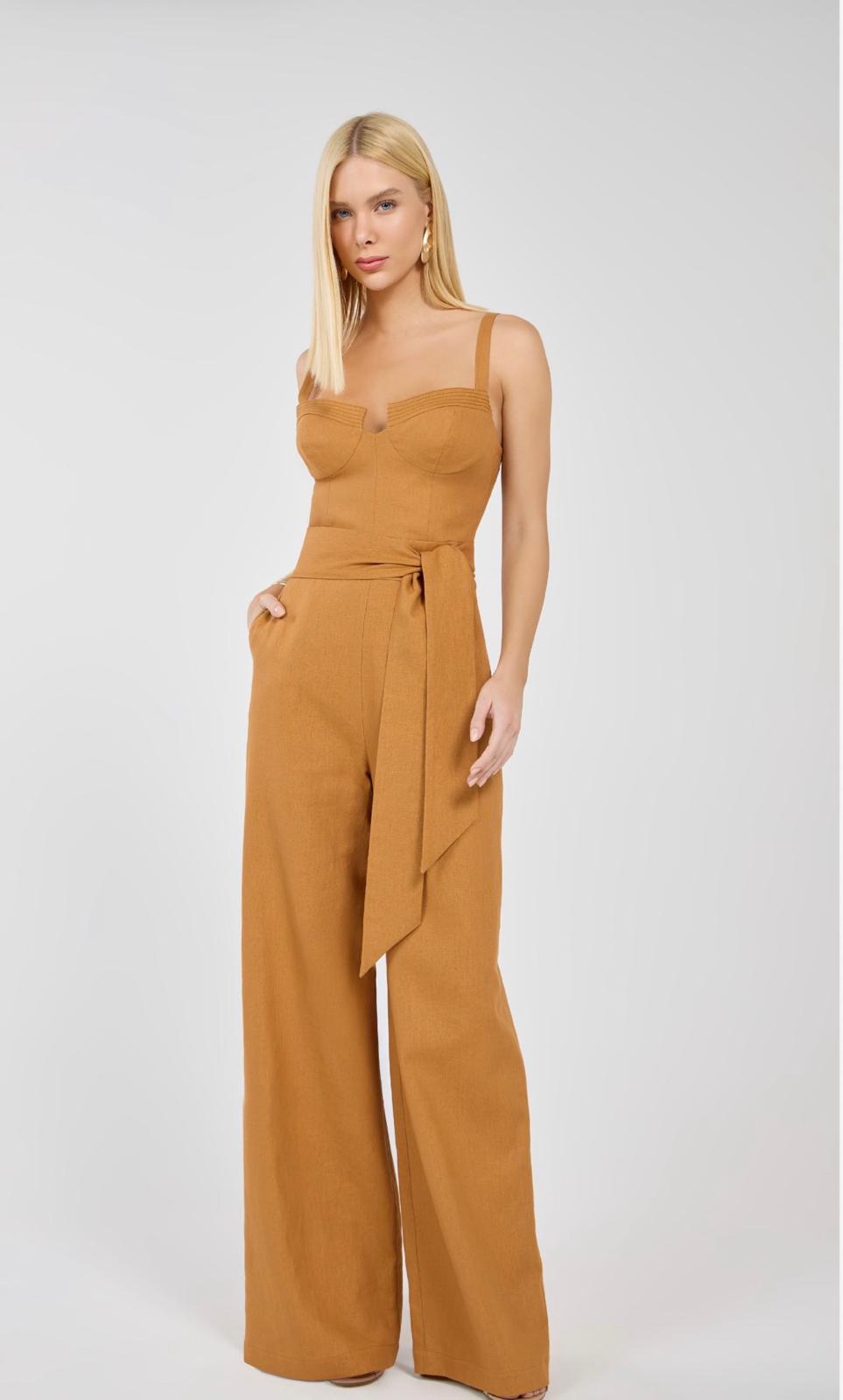 Sol Golden Muse Tailored jumpsuit