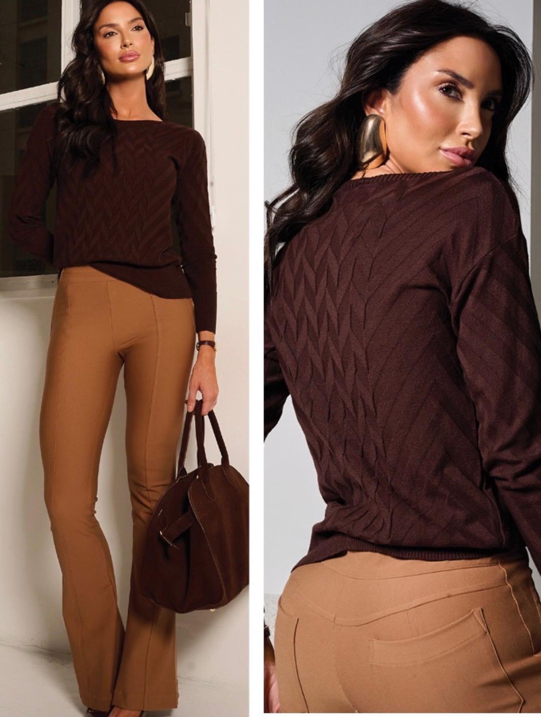 Vick Textured Knit Top