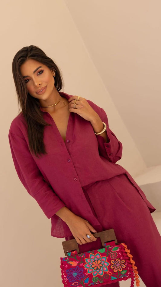 Sunset Elegance Linen Set