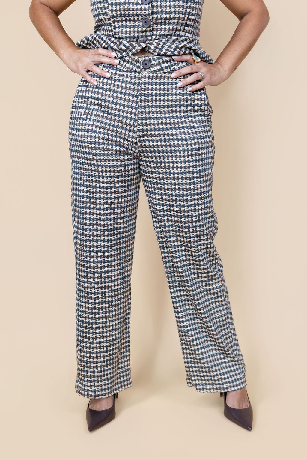 Sophia Checkered Set