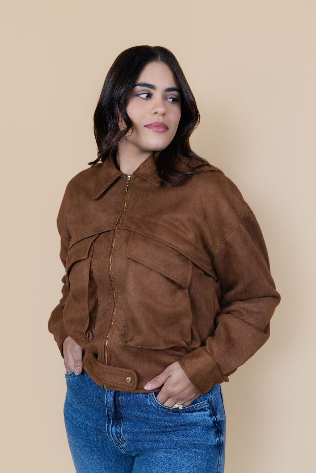Camila Suede-Inspired Jacket