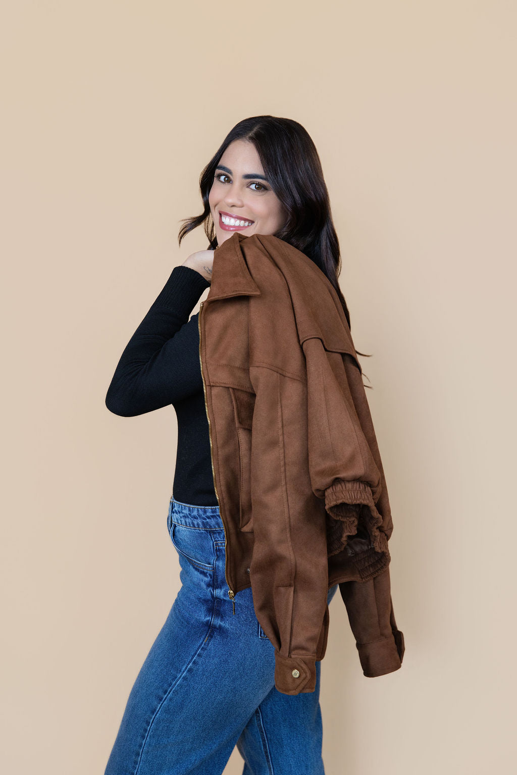 Camila Suede-Inspired Jacket