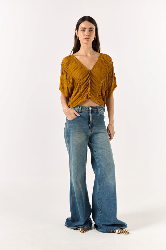 Skazi Wide-Leg Essential Jeans