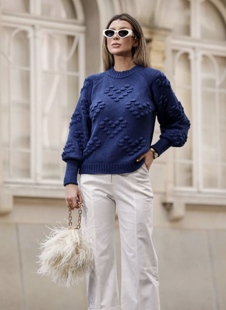 Love - Textured Knit Sweater