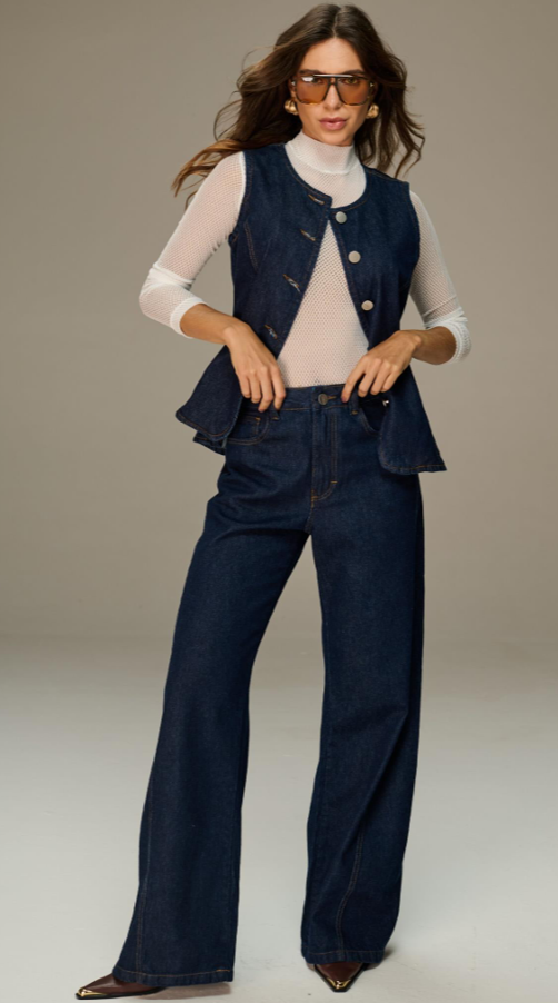 Couture Denim Vest - Coutz