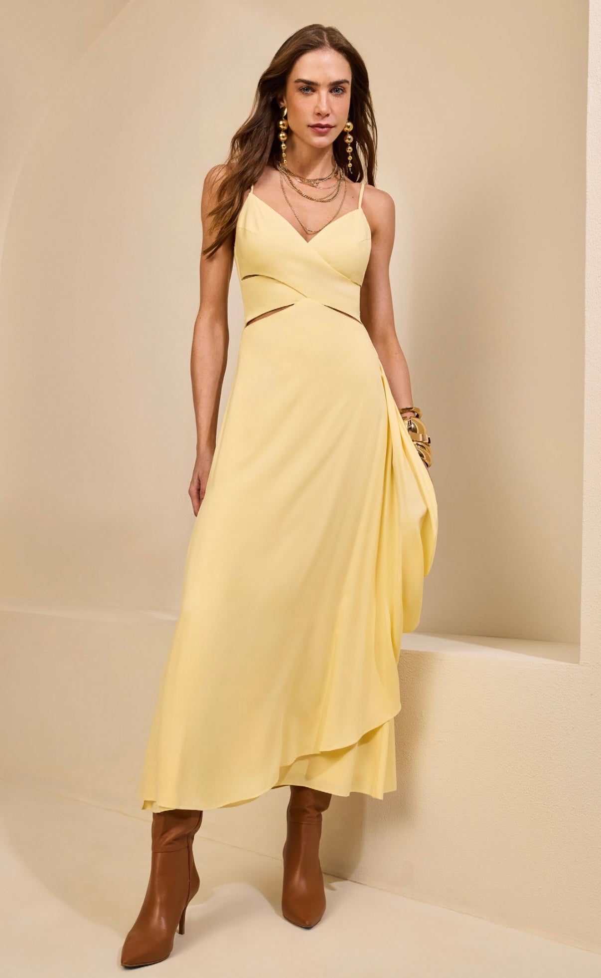 Butter Yellow Skazi Dress