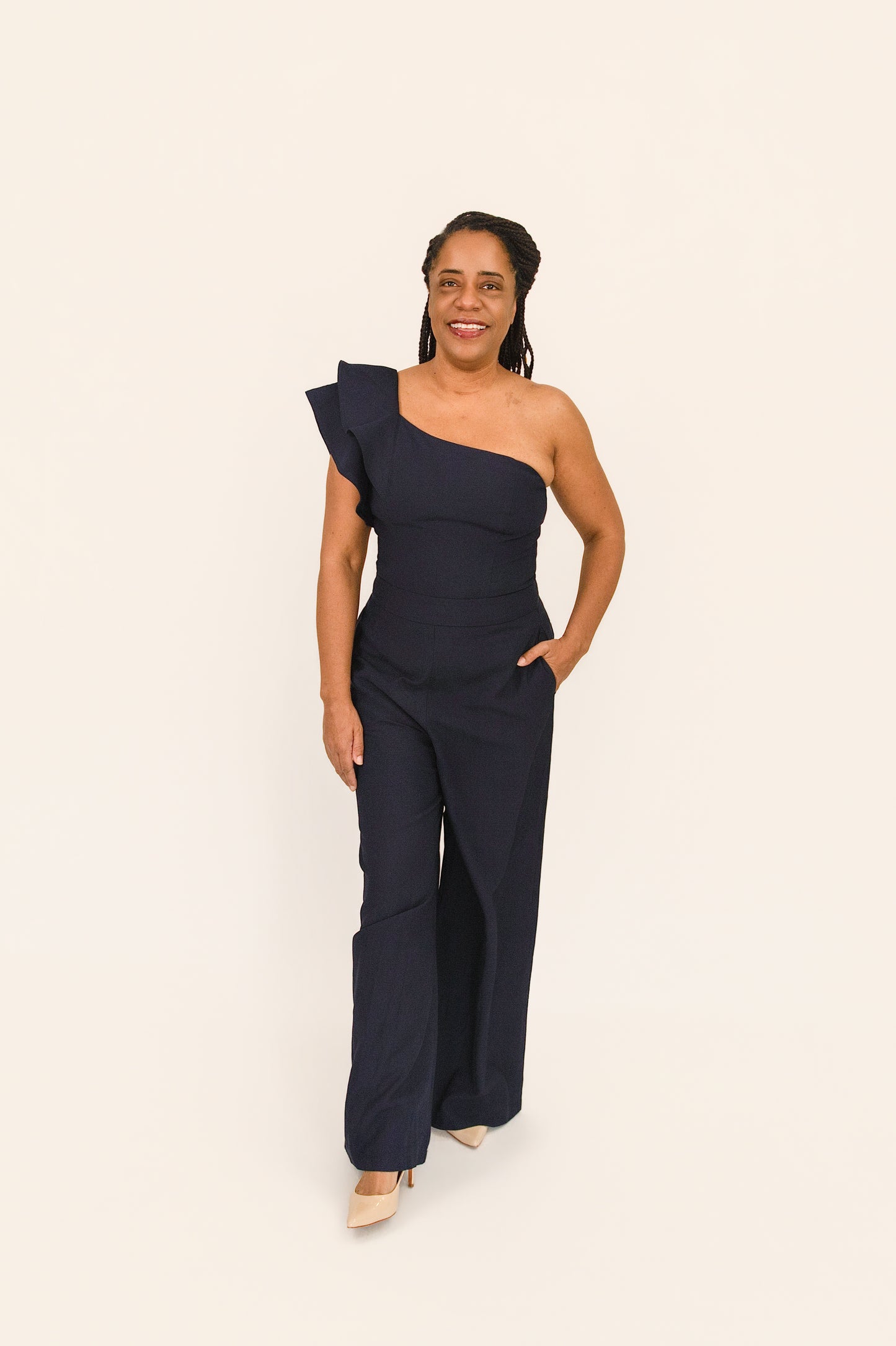 Muse One-Shoulder Jumpsuit