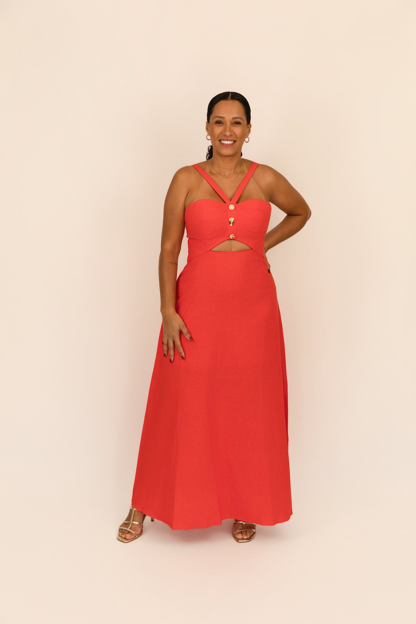 Aurora Sunset Maxi Dress
