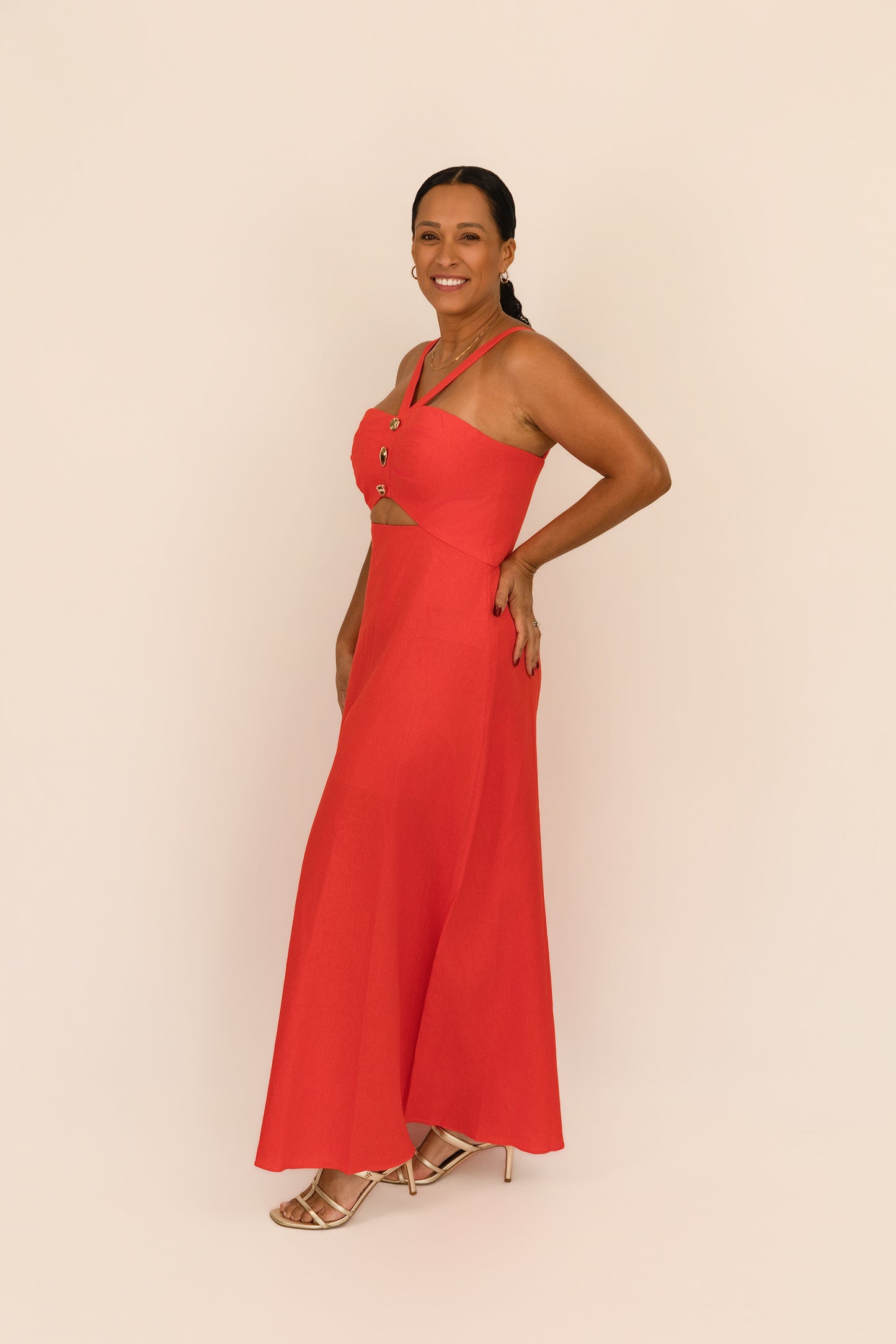 Aurora Sunset Maxi Dress