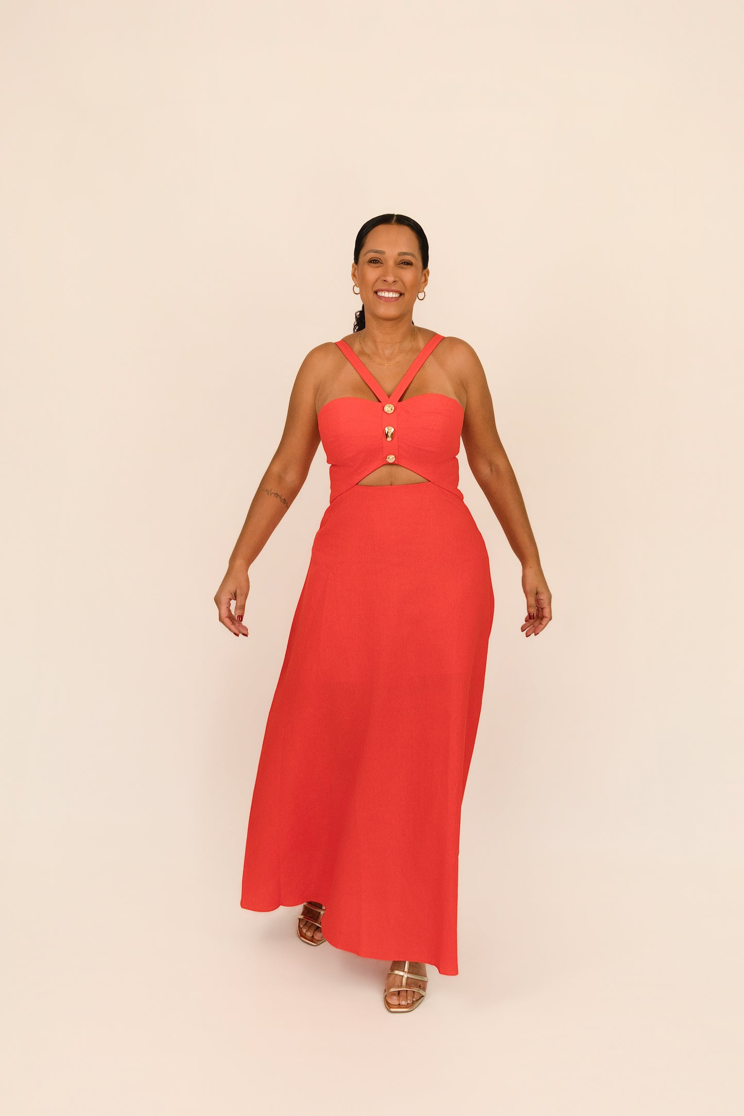 Aurora Sunset Maxi Dress