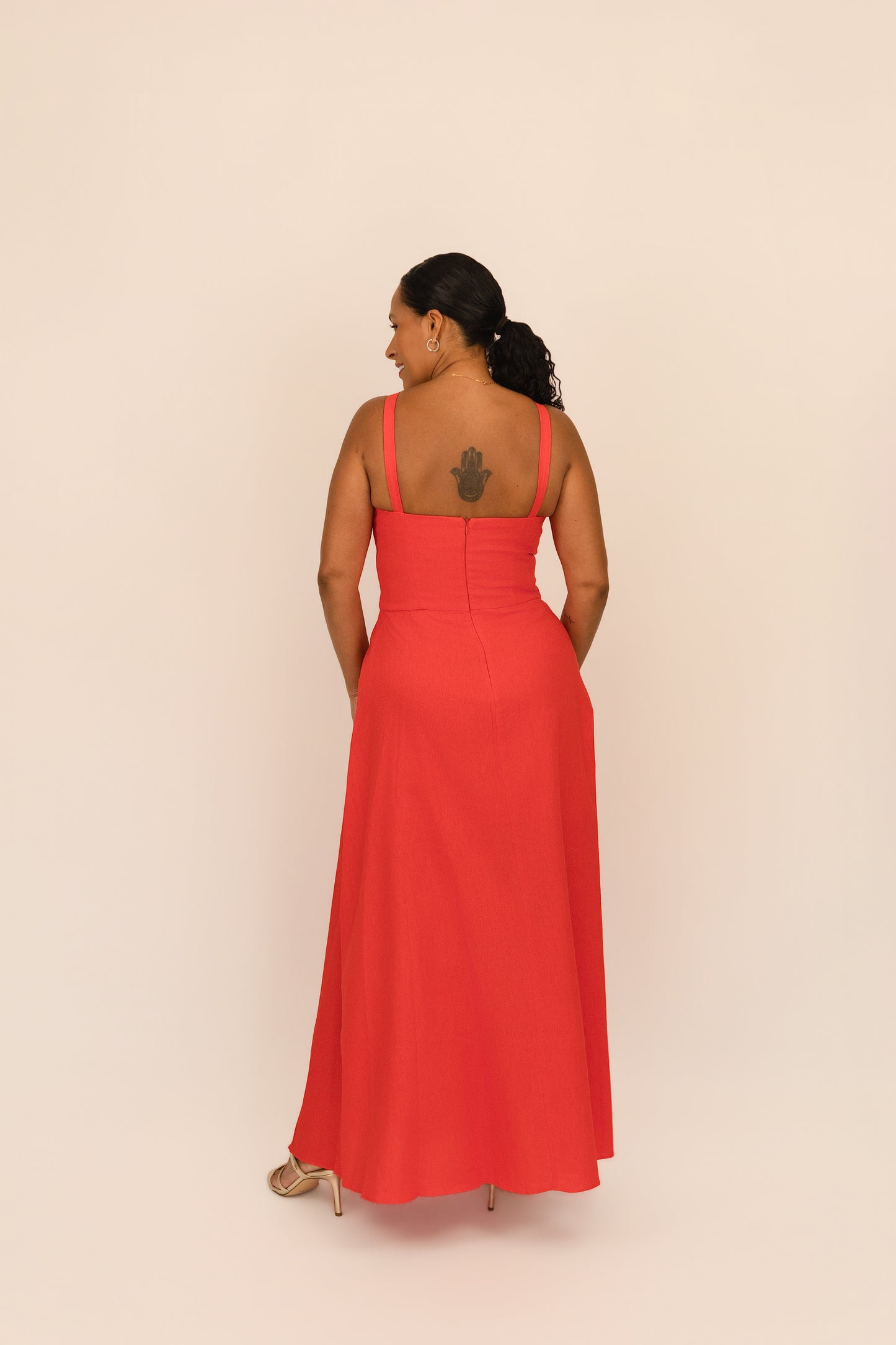 Aurora Sunset Maxi Dress