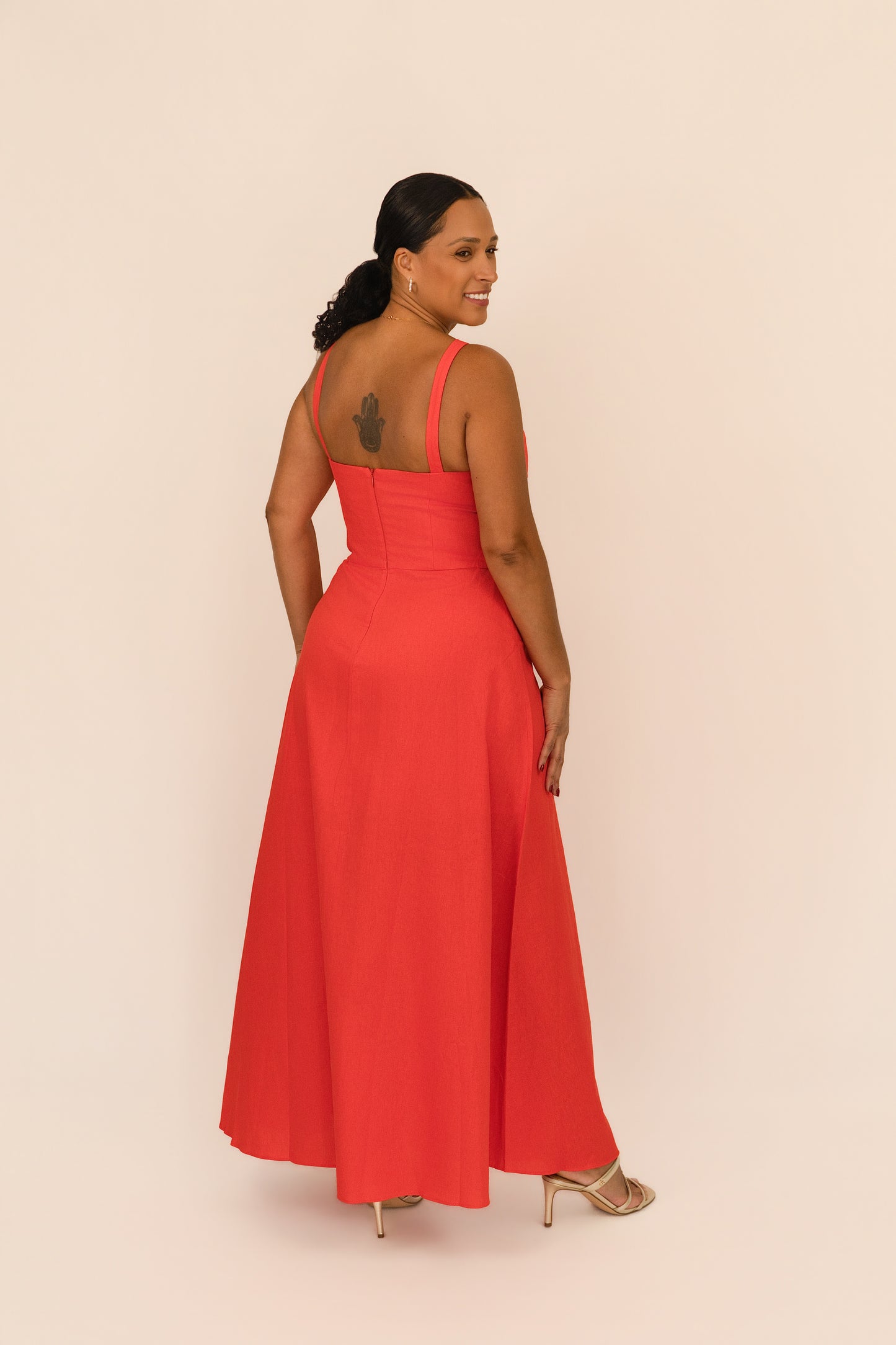 Aurora Sunset Maxi Dress