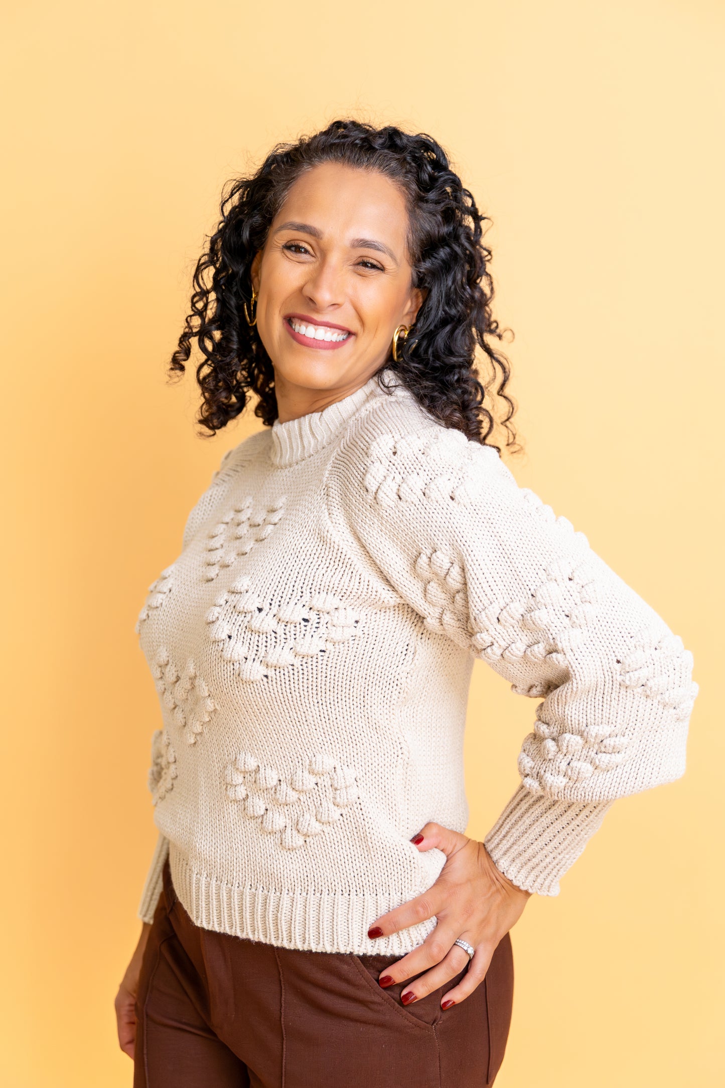 Love - Textured Knit Sweater