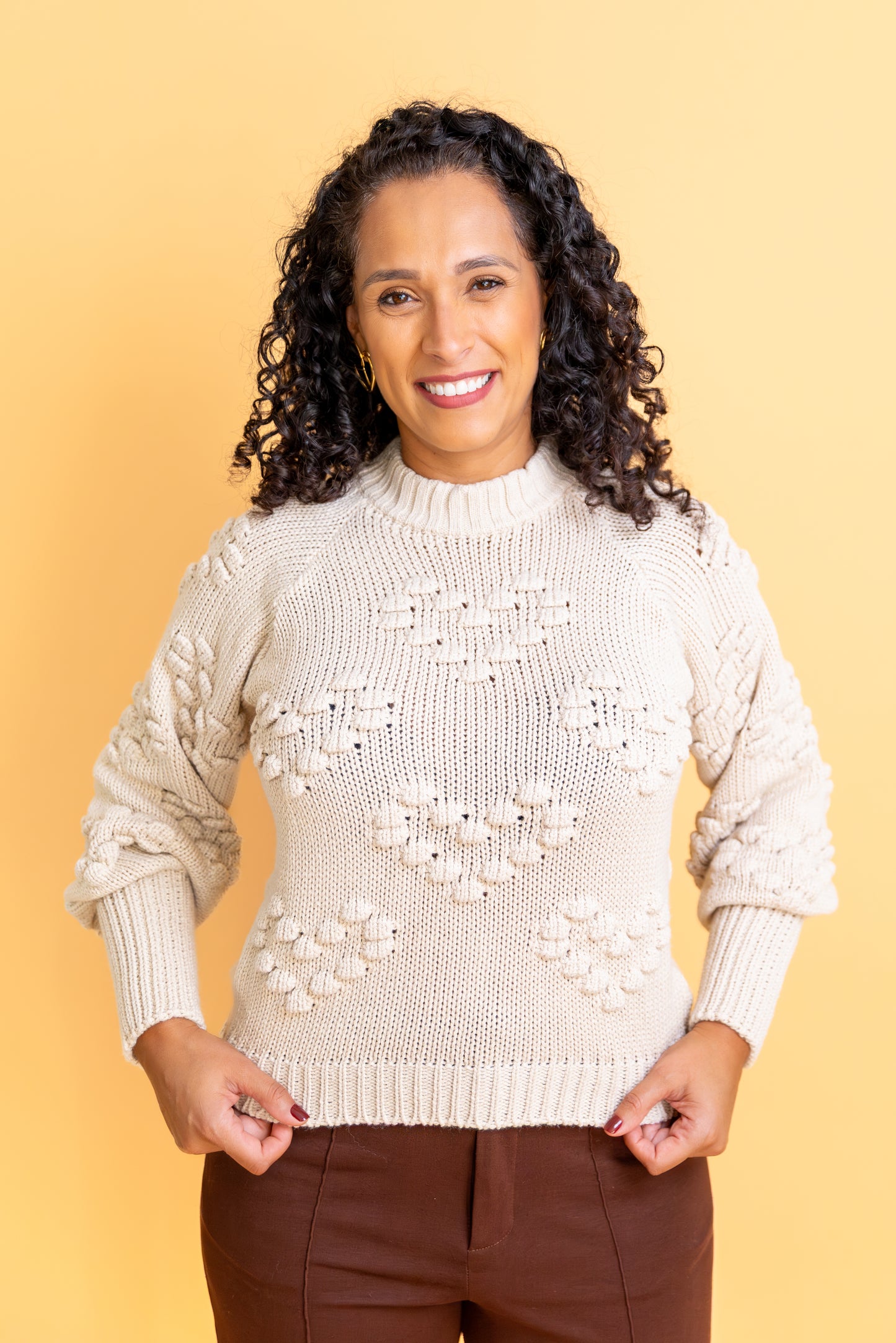 Love - Textured Knit Sweater