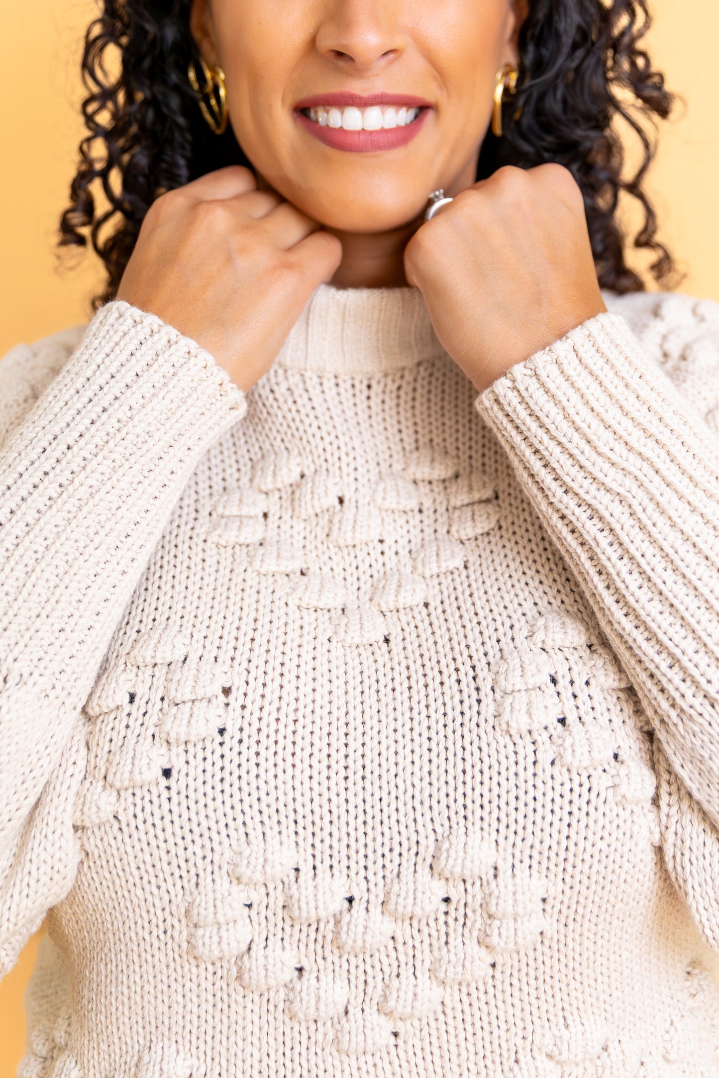 Love - Textured Knit Sweater