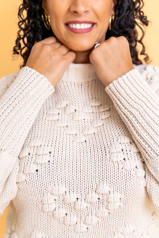 Love - Textured Knit Sweater