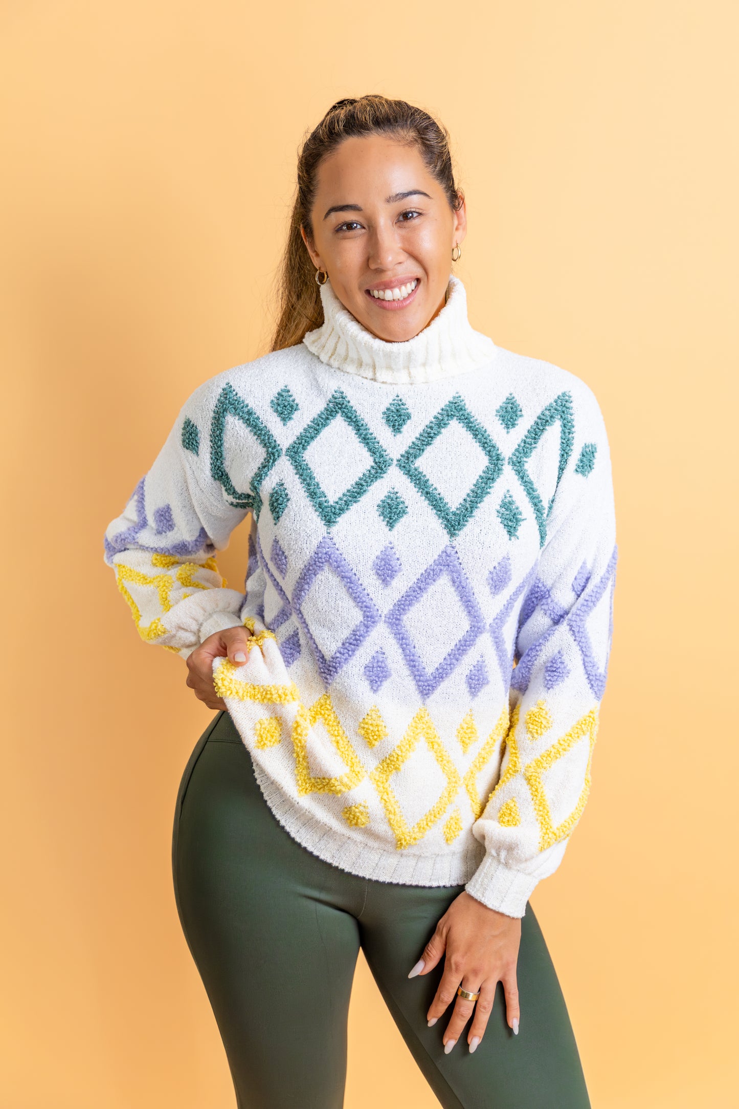 Geometric Knit Sweater