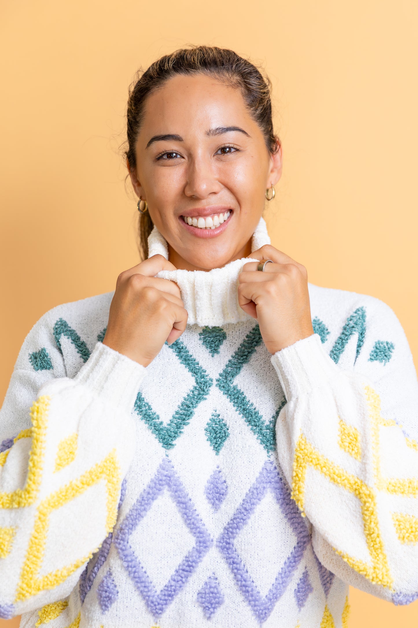 Geometric Knit Sweater