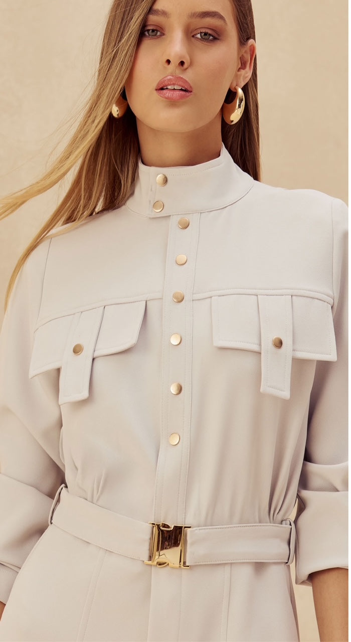 SK Chain-Strap Jumpsuit – Timeless Chic