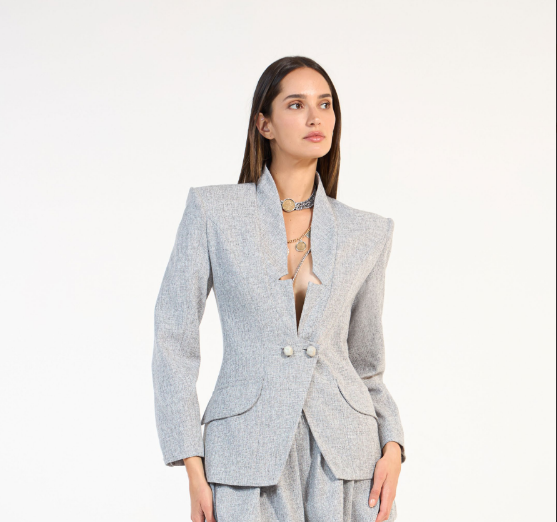 Silver Prestige Tailored Blazer