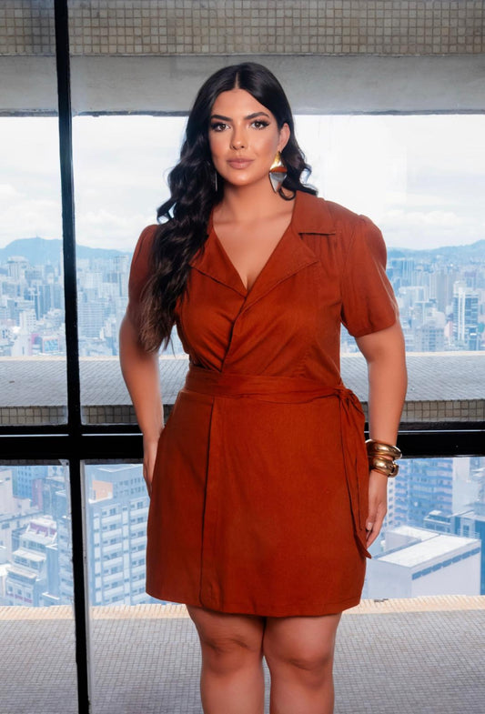 Amara Wrap Mini Dress - Skort