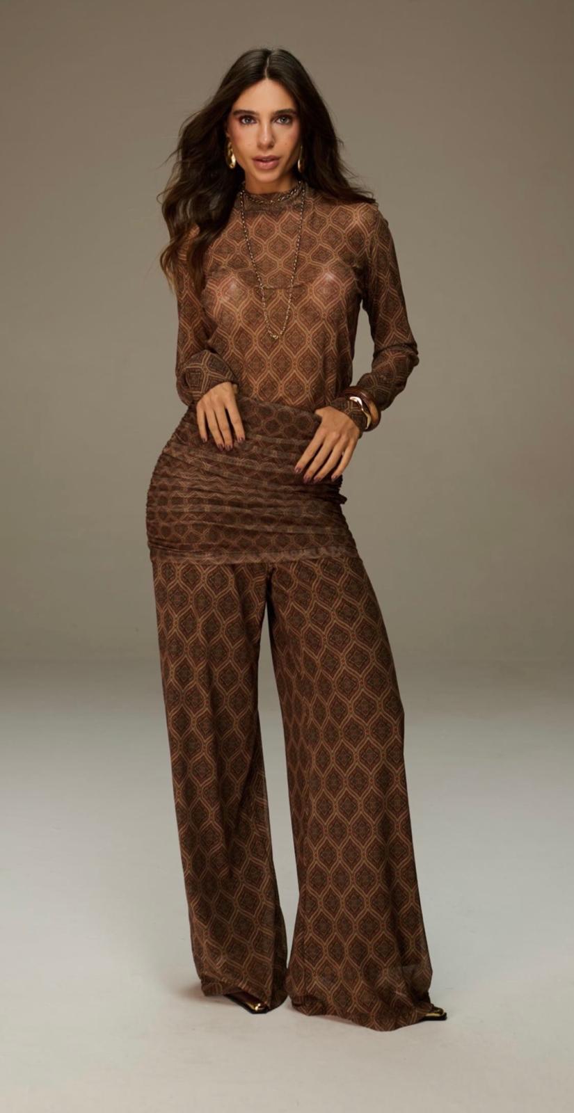 Terra Luxe Mesh Set (Top and Pants)