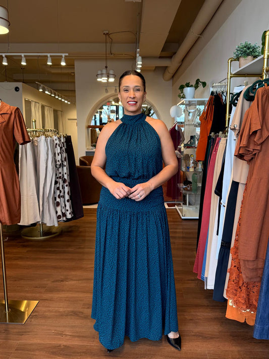 Midnight Flow Maxi Dress