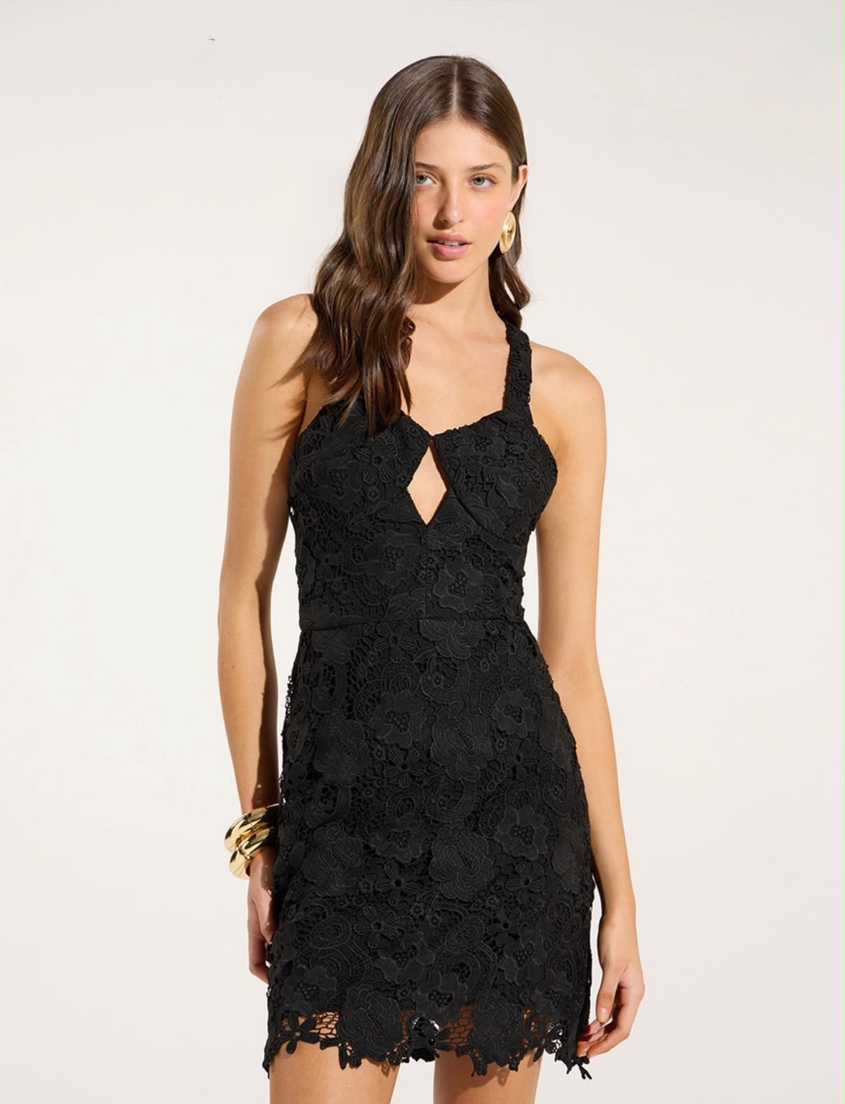 Monaco Noir Lace Dress