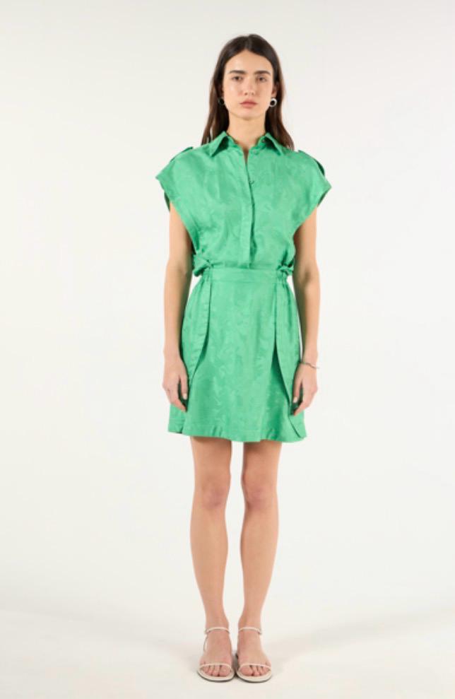Emerald Utility Mini Dress