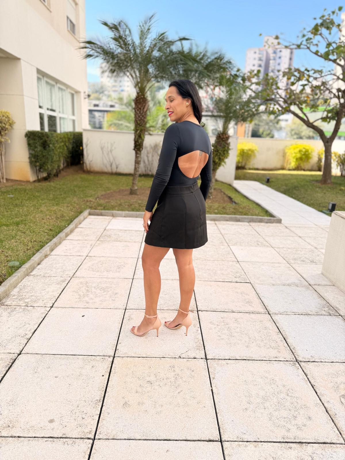Valentina Bodysuit Cut-Out Top