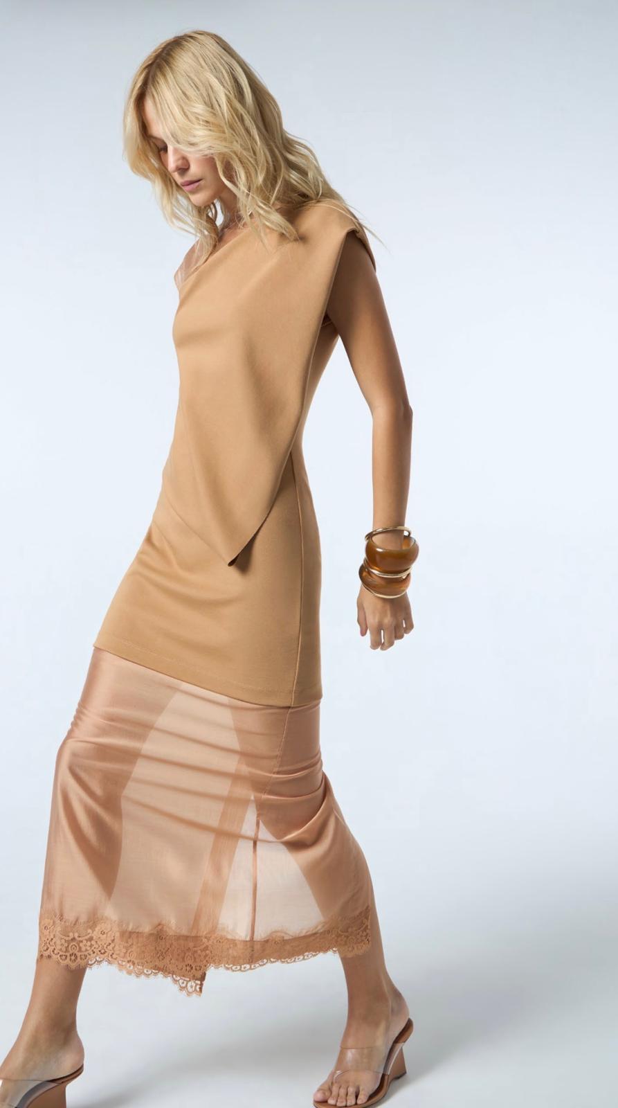 Sienna Sheer Overlay Dress