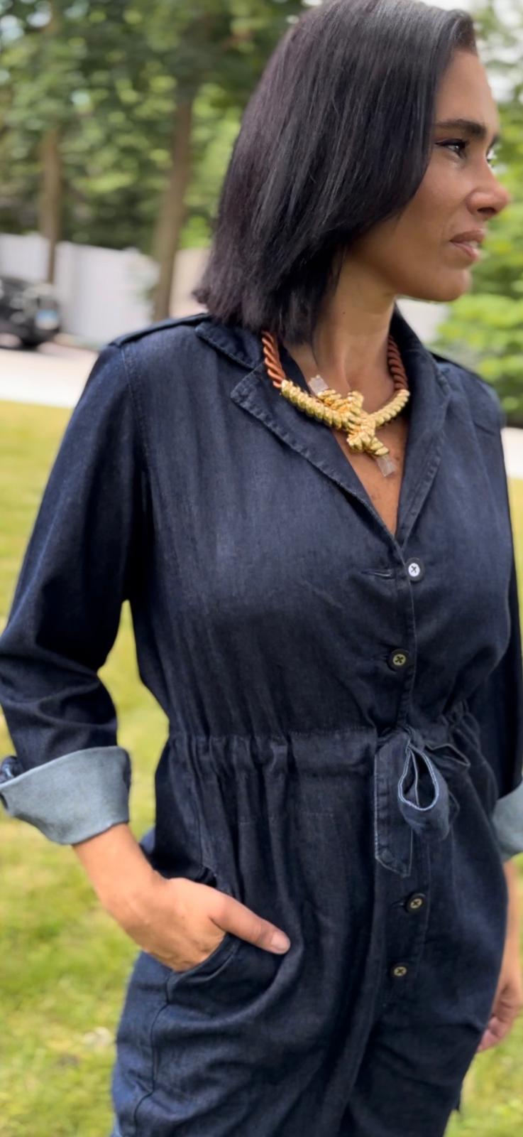 Noir Utility Jumpsuit