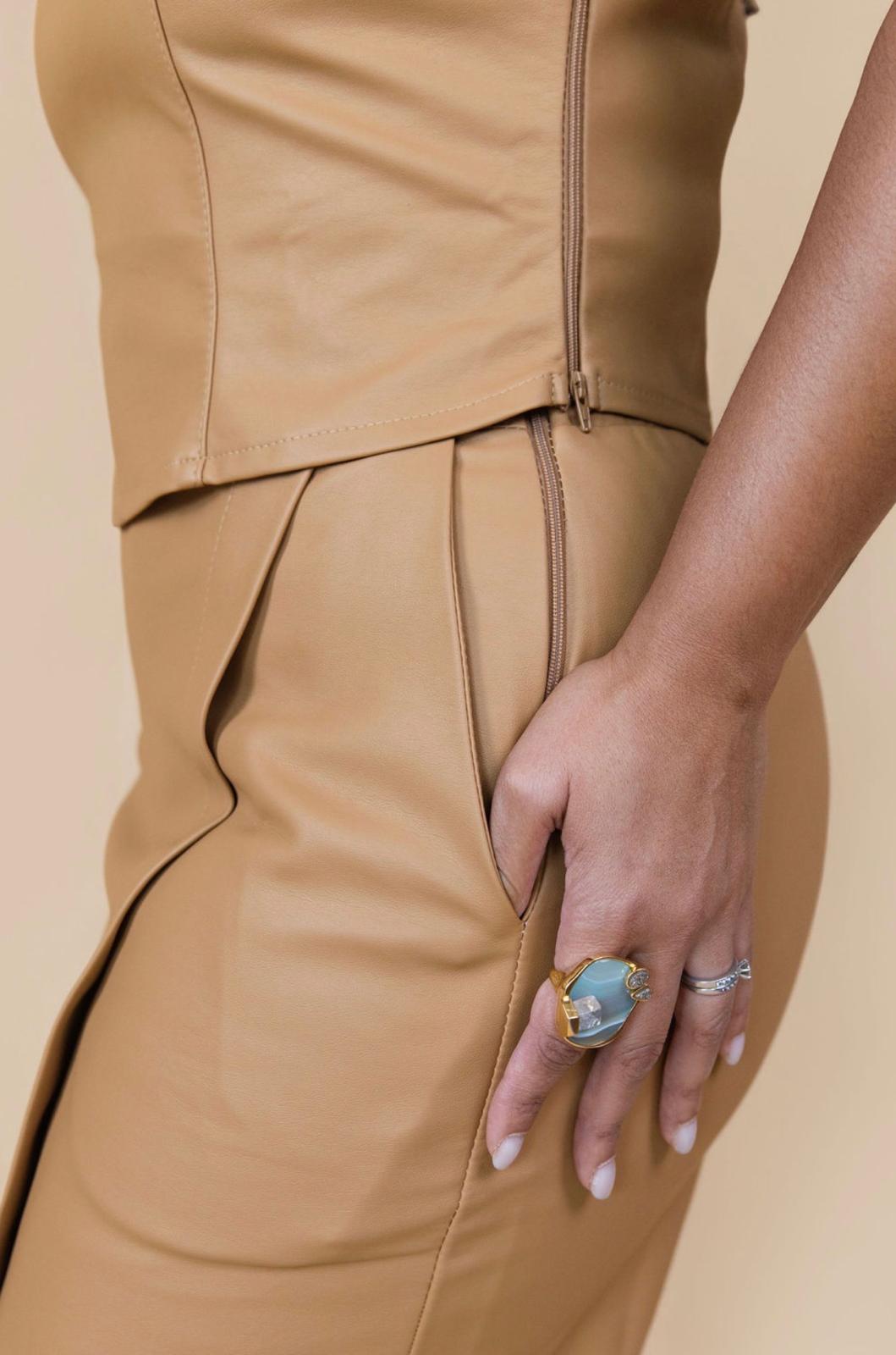 Nicole Luxe Faux Leather Set