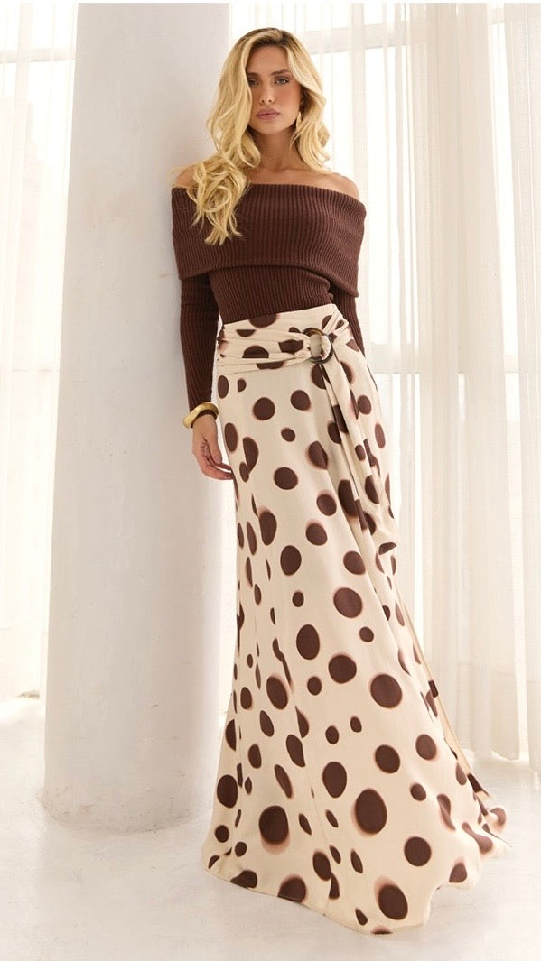 Elegance Off-Shoulder Knit Top
